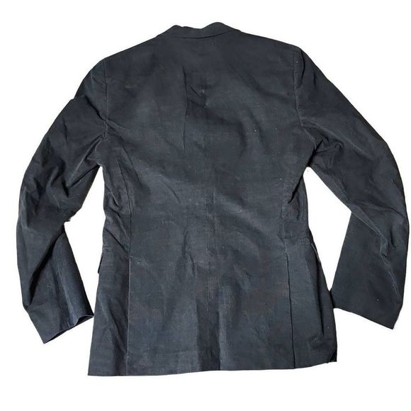 Theory men's corduroy dual button black coat jacket - Picture 2 of 4